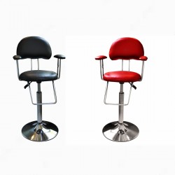 Silla de Barbero Negro y...