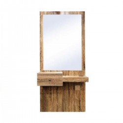 Espejo tocador pared madera...